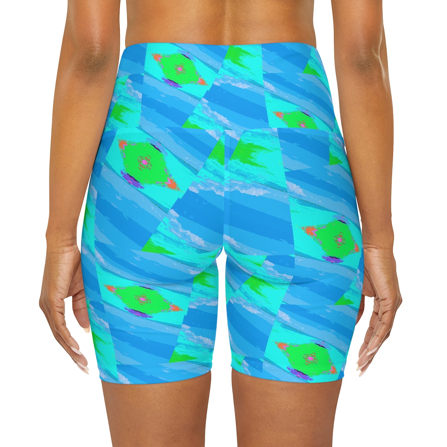 Ocean View Yoga Shorts