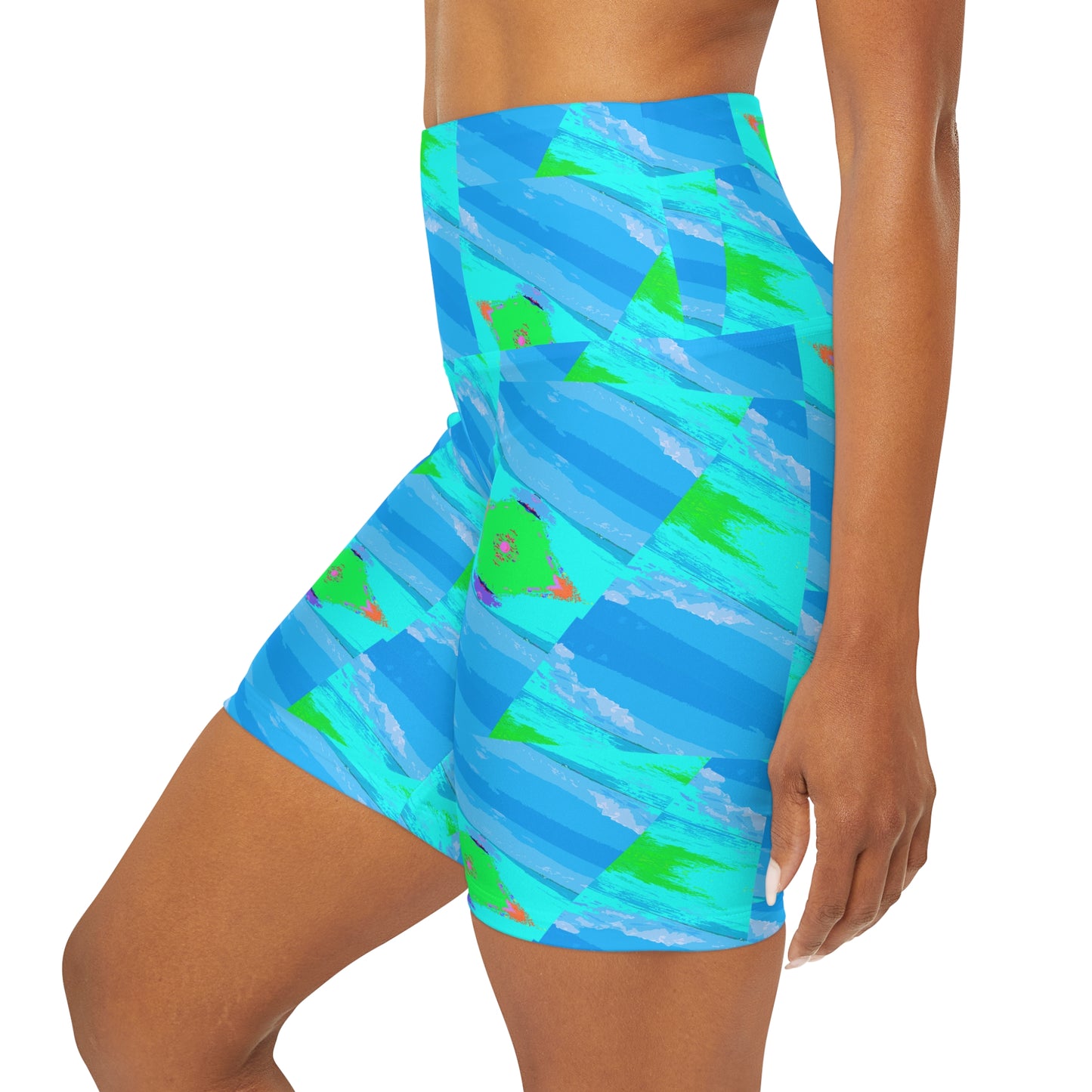 Ocean View Yoga Shorts