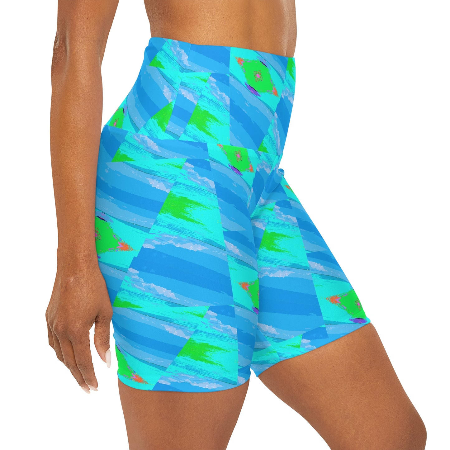 Ocean View Yoga Shorts